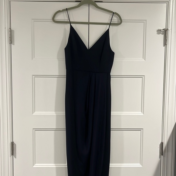 Shona Joy Cocktail Draped Dress - Picture 2 of 7